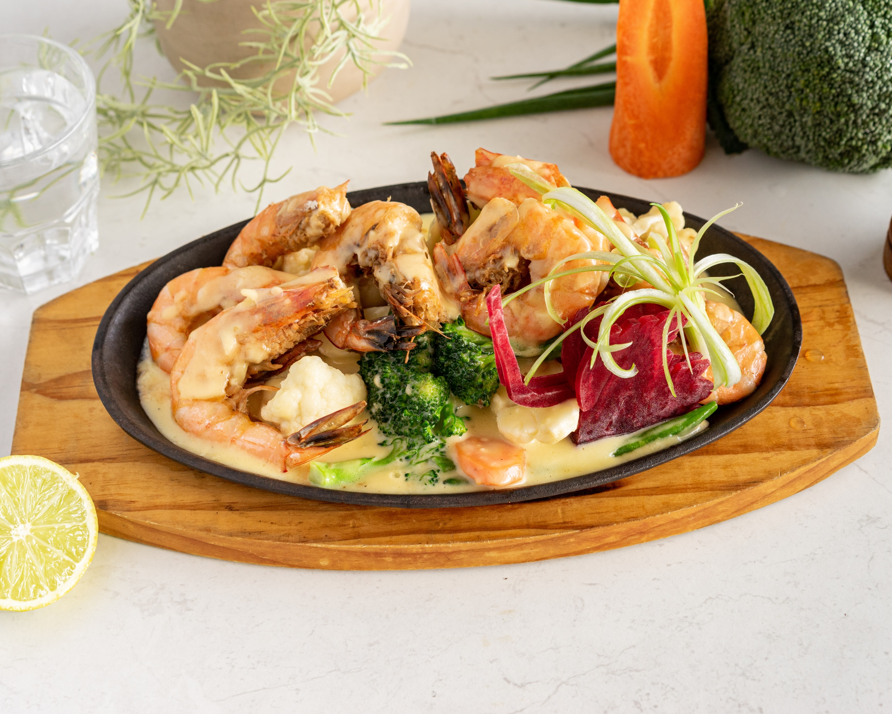 King Prawns & Scallops